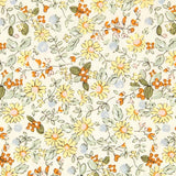 Popeline Florezinhas Amarelo - Ribes y Casals