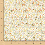 Popeline Florezinhas Amarelo - Ribes y Casals