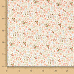 Popeline Florezinhas Rosa - Ribes y Casals