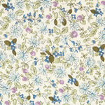 Popeline Florezinhas Verde - Ribes y Casals