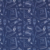 Popeline Hand Made Azul Denim - Ribes y Casals