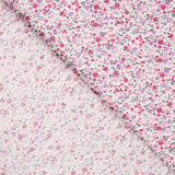 Popeline Happy Flowers Rosa - Ribes y Casals