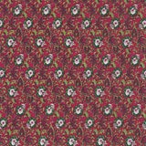Popeline Liberty Fundo Vermelho - Ribes y Casals