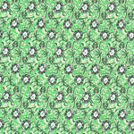 Popeline Liberty Fundo Verde - Ribes y Casals