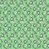 Popeline Liberty Fundo Verde - Ribes y Casals