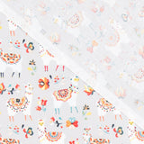 Poplin Flames Cinzento - Ribes y Casals