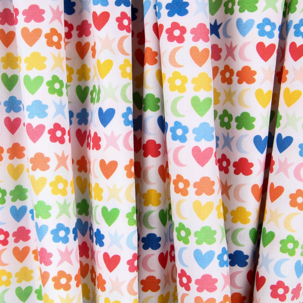 Popeline Love Multicolorido - Ribes y Casals