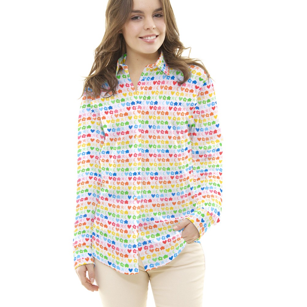 Popeline Love Multicolorido - Ribes y Casals