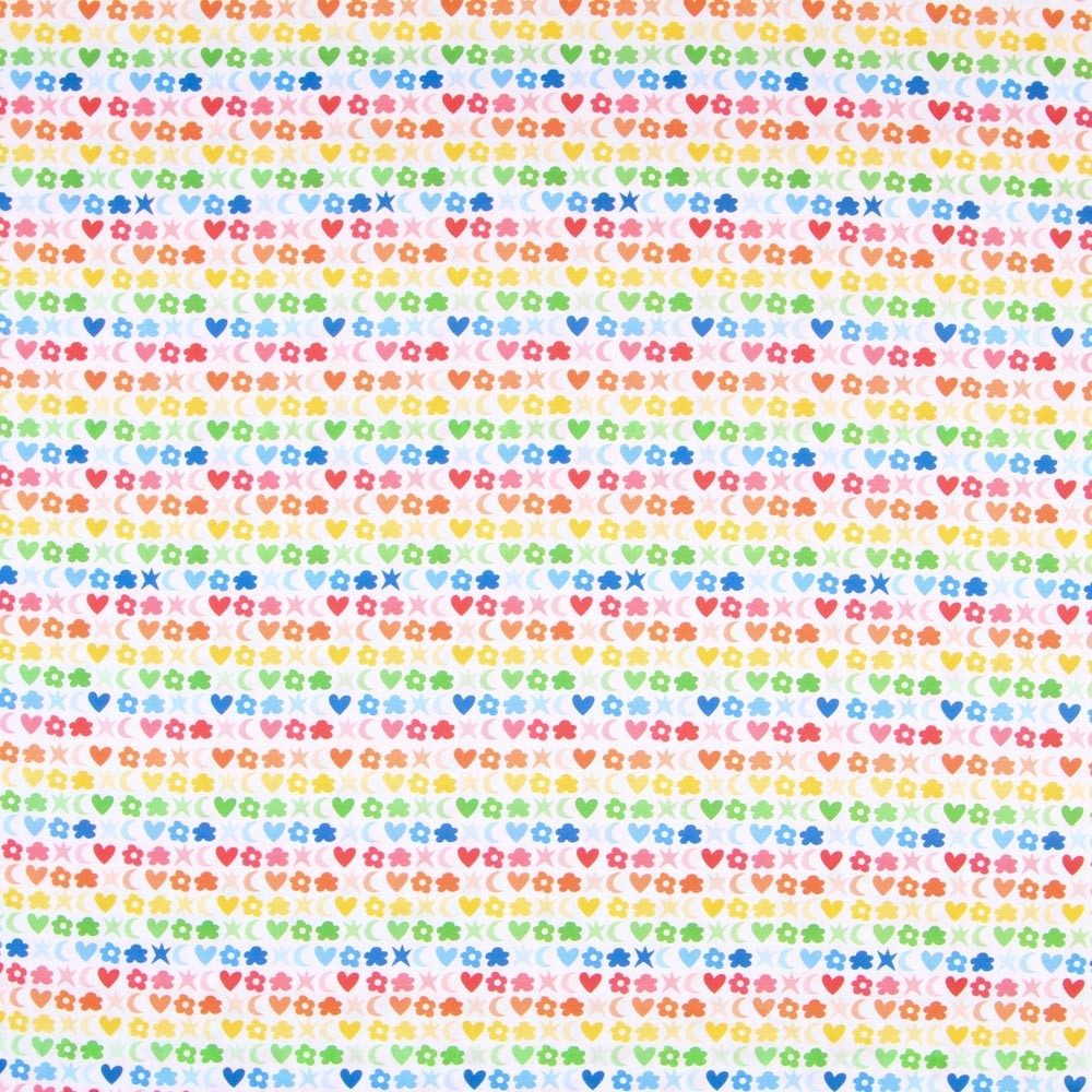 Popeline Love Multicolorido - Ribes y Casals