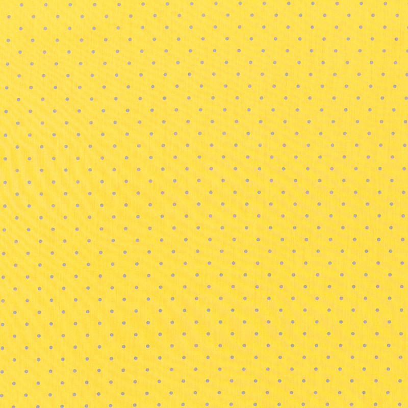 Popeline Bola Amarelo Malva - Ribes y Casals