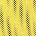 Popeline Bola Amarelo Preto - Ribes y Casals