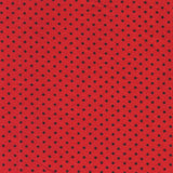 Popeline Bola Vermelho Preto - Ribes y Casals
