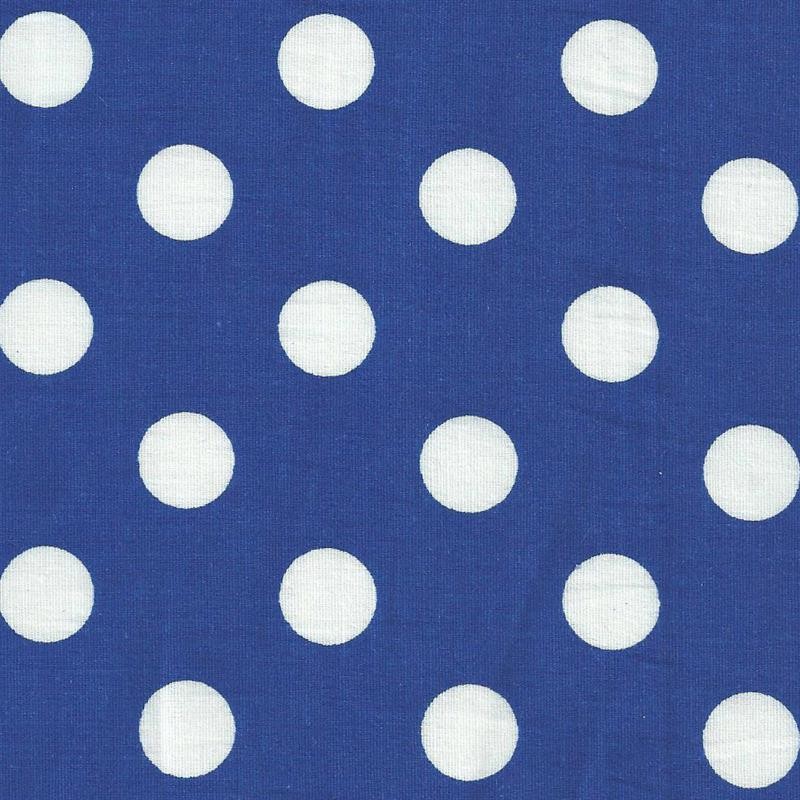 Popeline Bolas Dots Azúis - Ribes y Casals