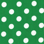 Popeline Bolas Dots Verdes - Ribes y Casals
