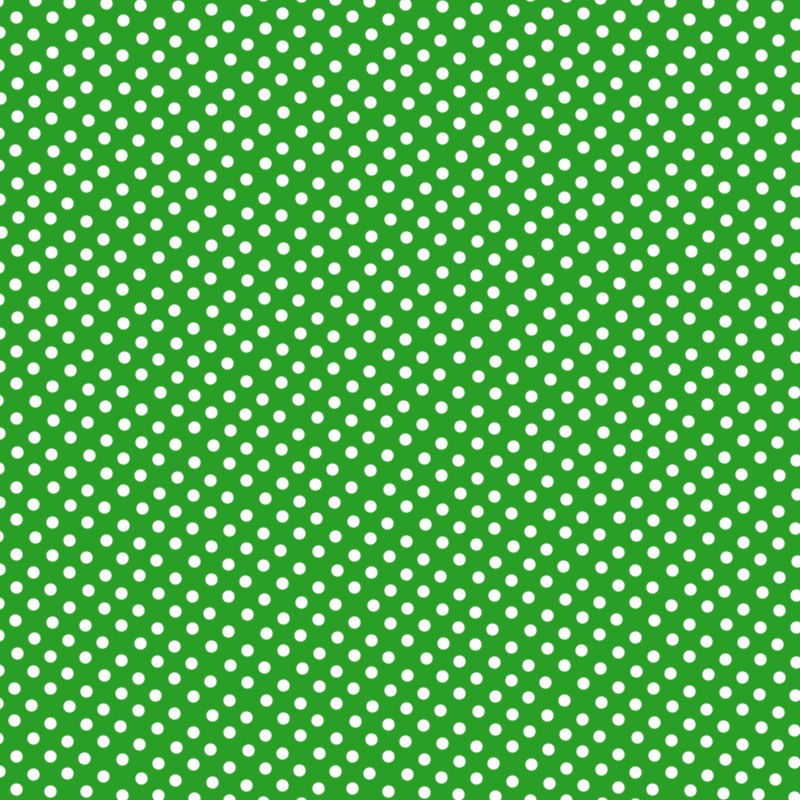 Popeline Bolas Flamenco Fundo Verde 2mm - Ribes y Casals