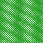 Retal Popelín Lunares Flamenca Fondo Verde 2mm 100x160cm - Ribes y Casals