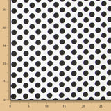 Popeline Bolas Flamenco Fundo Verde 60mm - Ribes y Casals