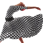 Popeline Bolas Flamenco Preto 60mm - Ribes y Casals