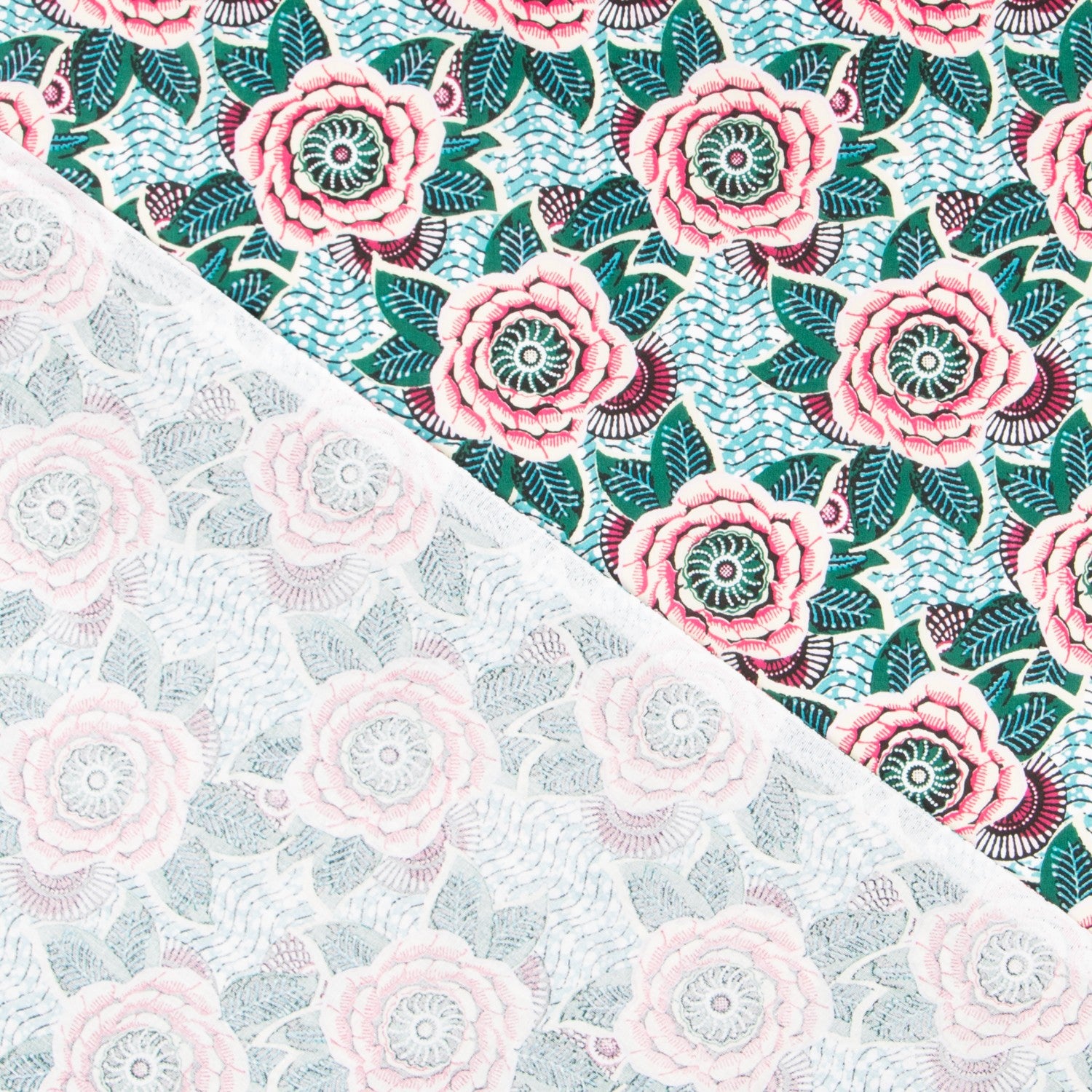 Popeline Malásia Fúcsia - Ribes y Casals