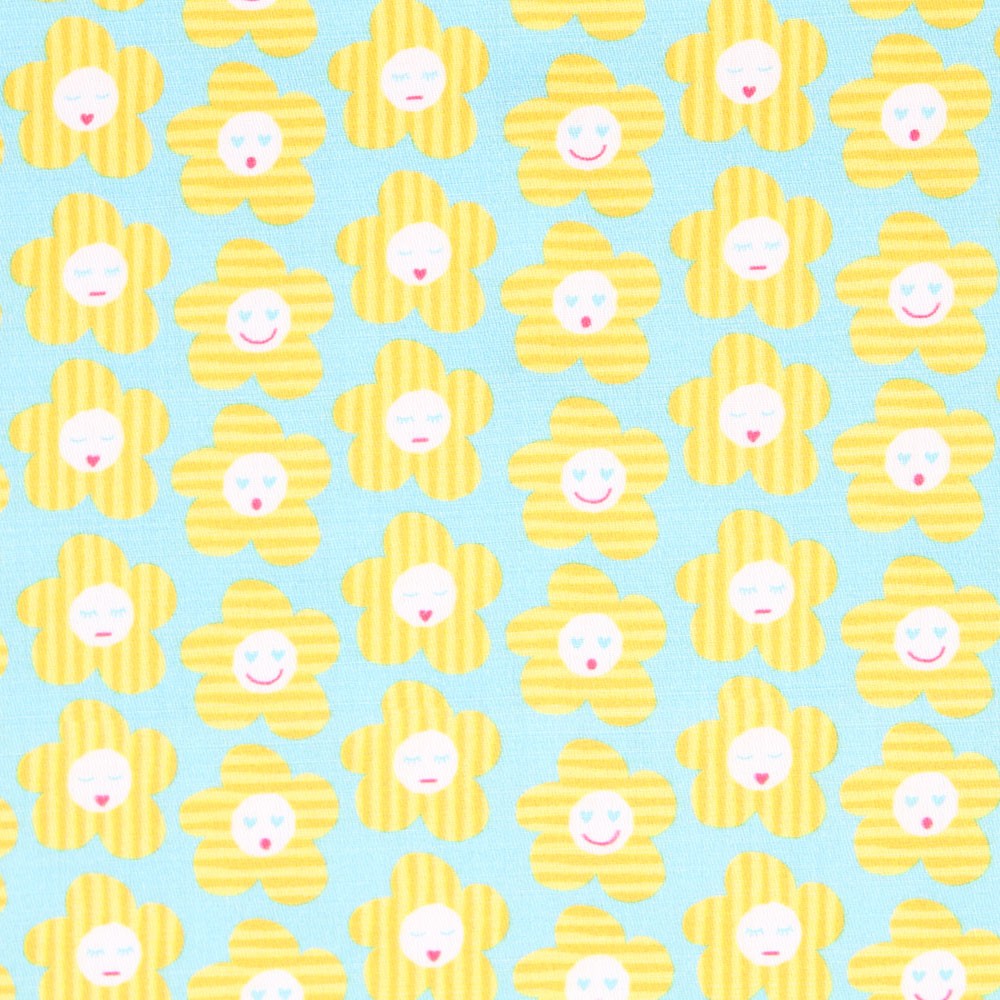 Popeline Margaridas Amarela - Ribes y Casals