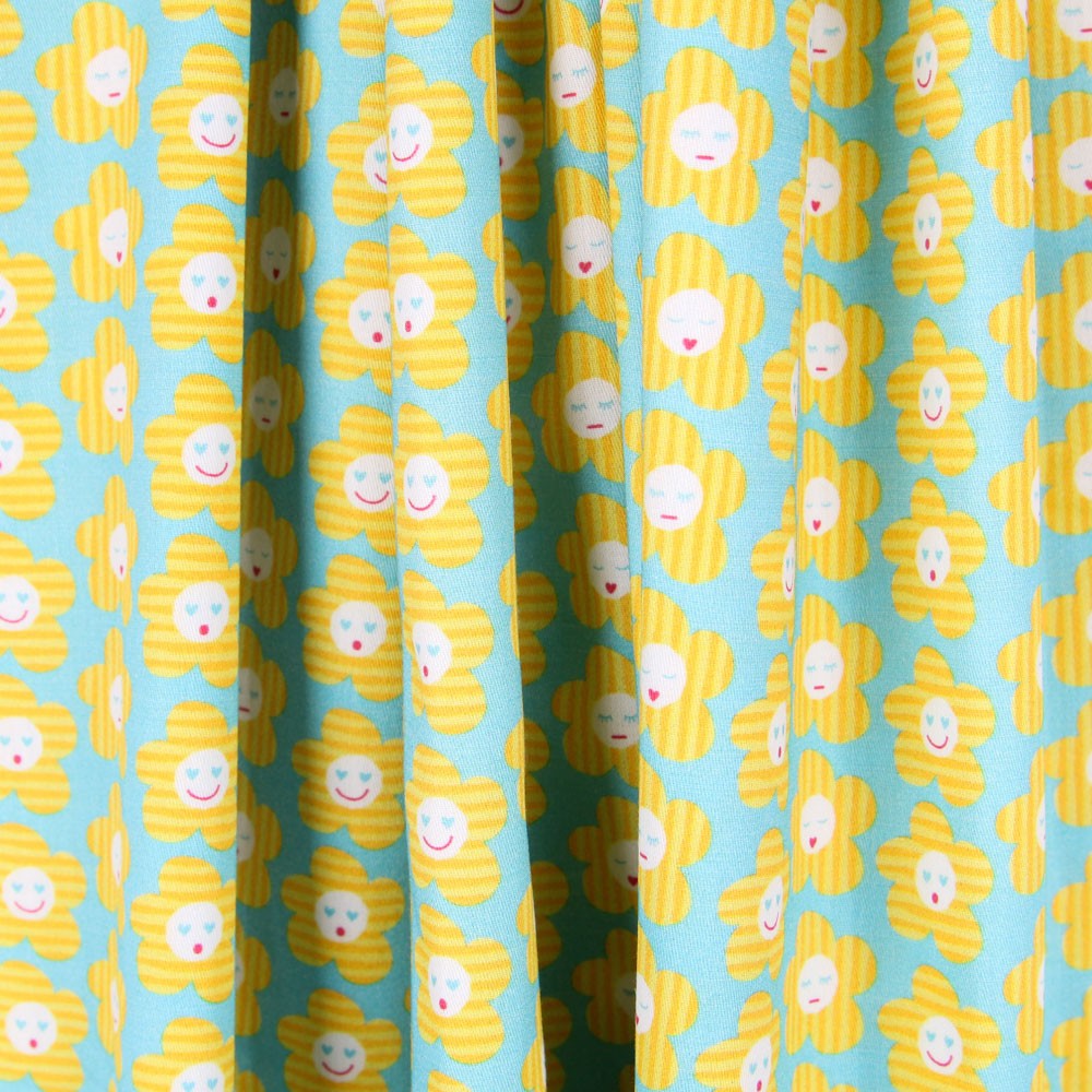 Popeline Margaridas Amarela - Ribes y Casals