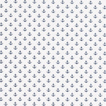 Tecido Infantil Baleia Azul Marinho - Ribes y Casals