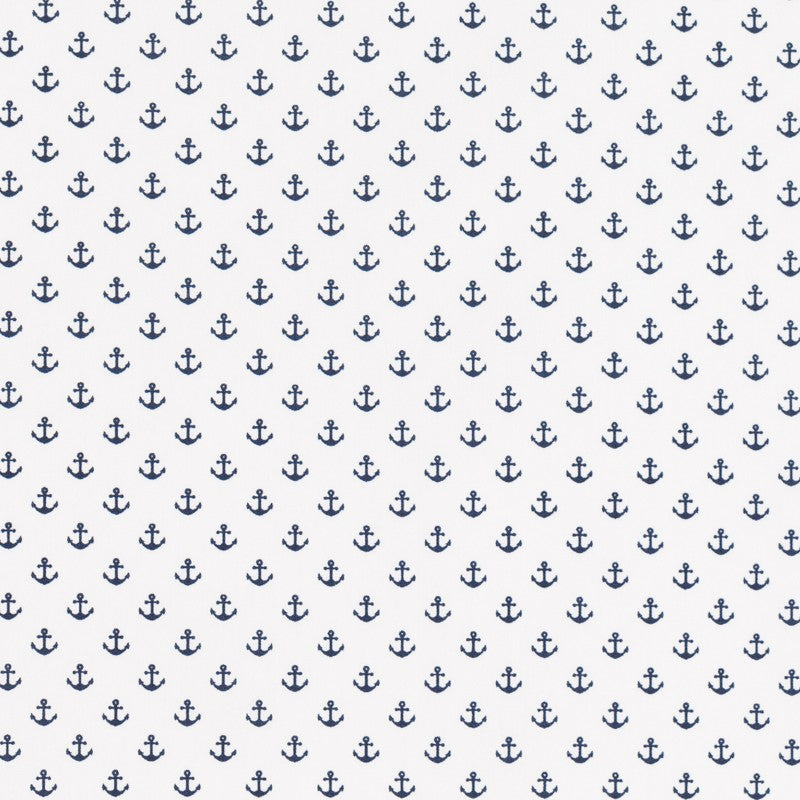 Tecido Infantil Baleia Azul Marinho - Ribes y Casals