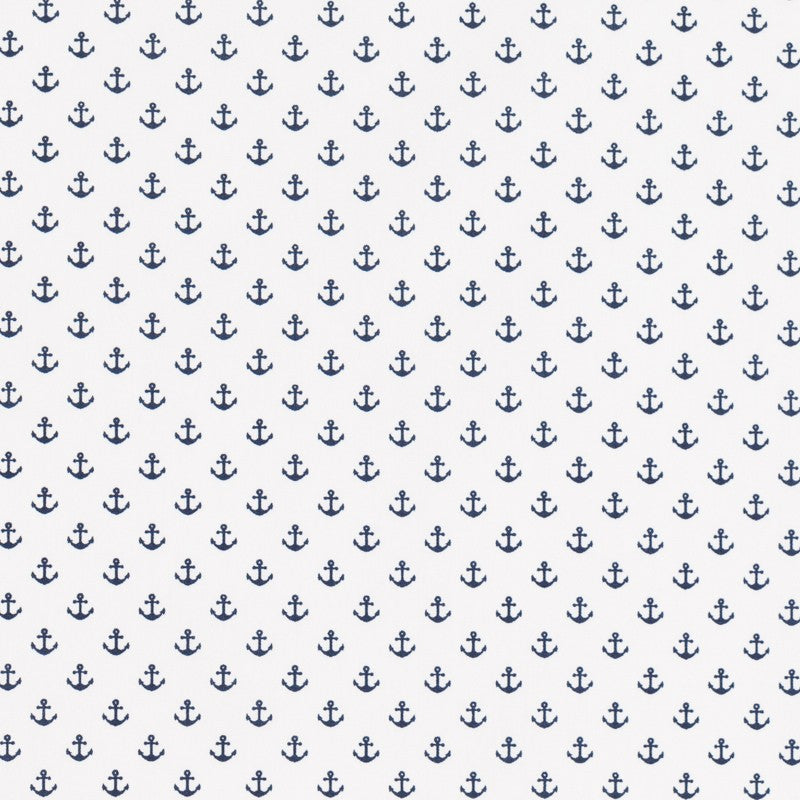 Tecido Infantil Baleia Azul Marinho - Ribes y Casals