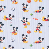 Popeline Mickey Mouse Listras - Ribes y Casals