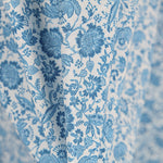 Tecido Popeline Dehli Azul - Ribes y Casals