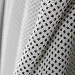 Tecido Popeline Moda Estrelinhas Pretas - Ribes y Casals