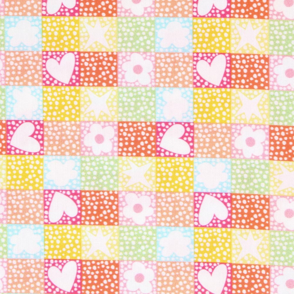 Popeline Mosaico Love - Ribes y Casals