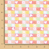 Popeline Mosaico Love - Ribes y Casals