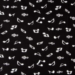 Popeline Musical Preta - Ribes y Casals