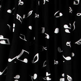 Popeline Musical Preta - Ribes y Casals