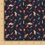 Popeline Nails Preto - Ribes y Casals