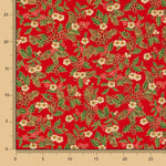 Tecido Natalino Encarnado - Ribes y Casals
