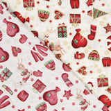 Tecido de Natal Christmas Cru - Ribes y Casals