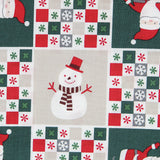 Tecido de Natal Patch Verde - Ribes y Casals