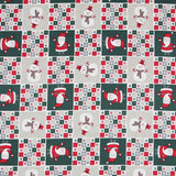 Tecido de Natal Patch Verde - Ribes y Casals