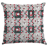 Tecido de Natal Patch Verde - Ribes y Casals