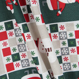 Tecido de Natal Patch Verde - Ribes y Casals