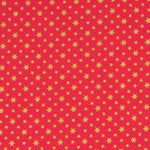 Retal Popelín Navidad Stars Rojo 60x150cm - Ribes y Casals