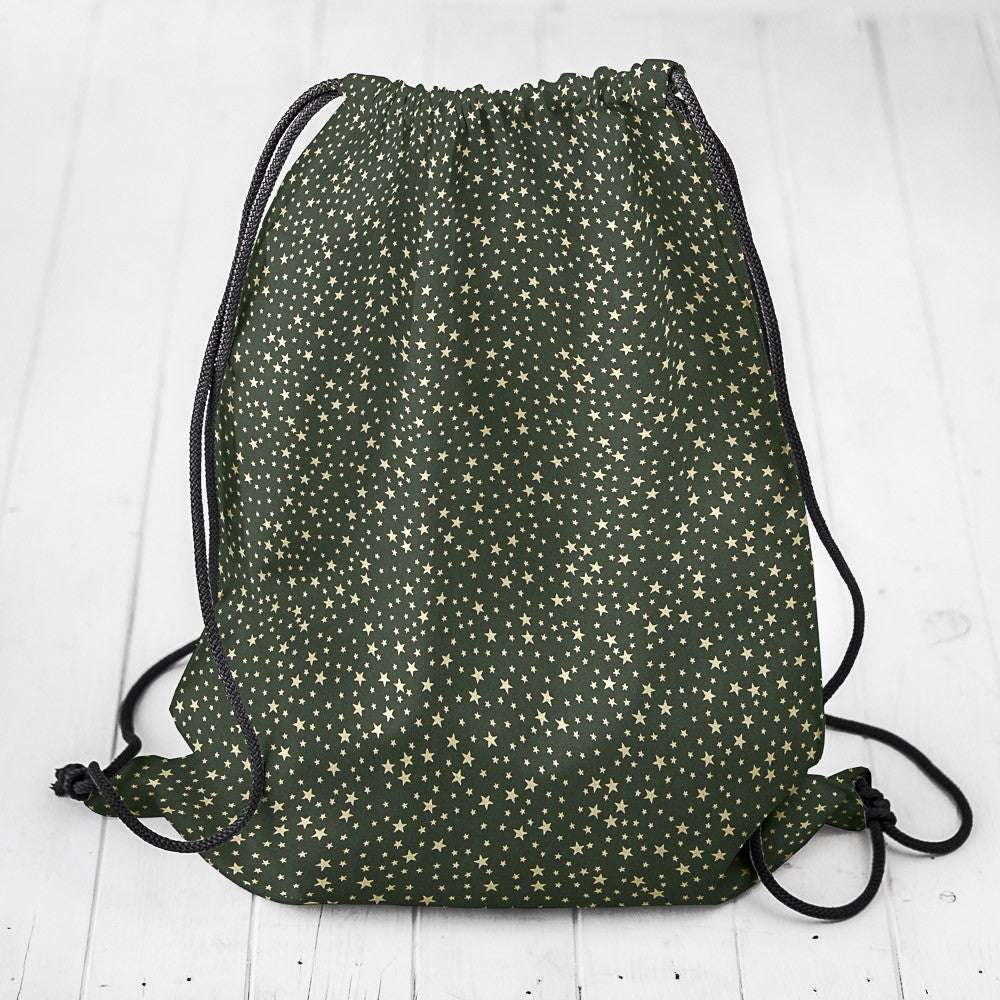 Tecido de Natal Stars Verde - Ribes y Casals