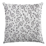 Popeline Notas Musicais Branca - Ribes y Casals