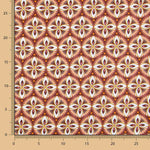 Popeline Patchwork Barroco Laranja - Ribes y Casals