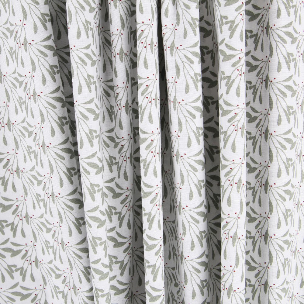 Popeline Patchwork Plantas Verdosa - Ribes y Casals