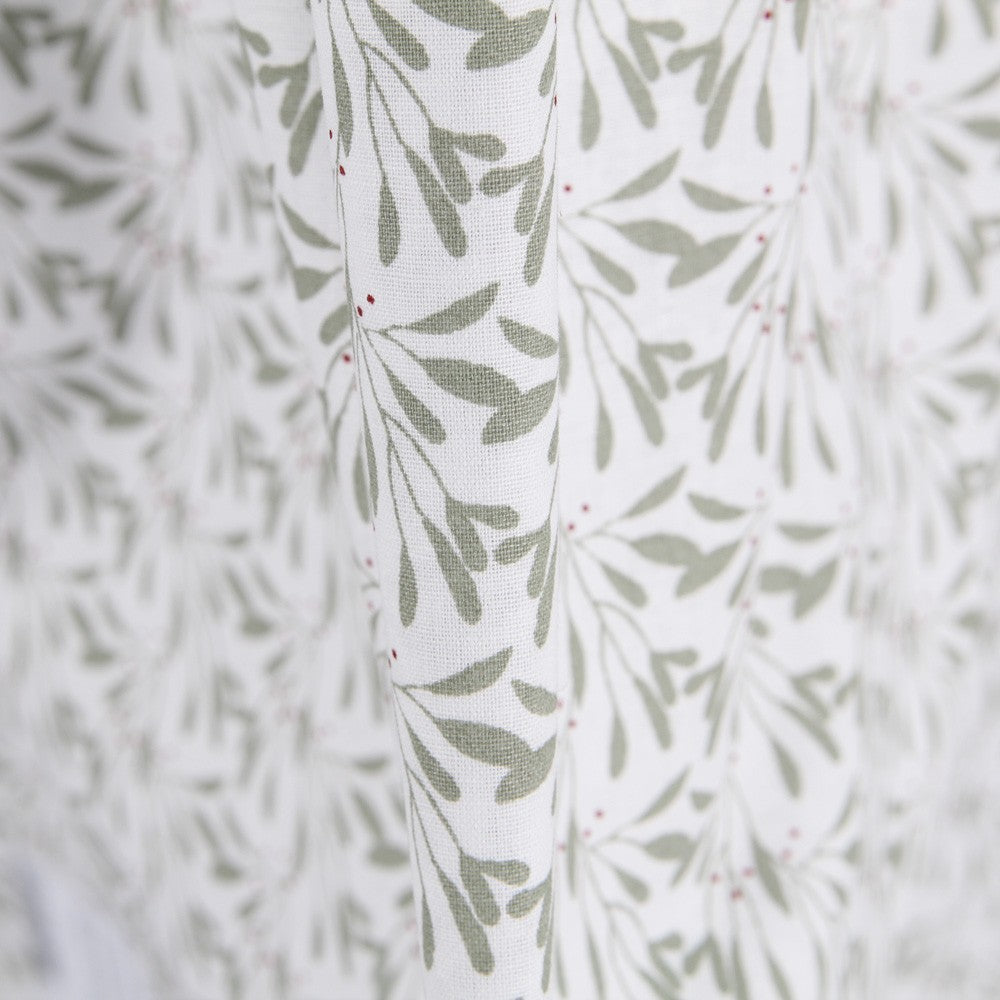 Popeline Patchwork Plantas Verdosa - Ribes y Casals