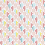 Popeline Patchwork Diamantes Pastel - Ribes y Casals