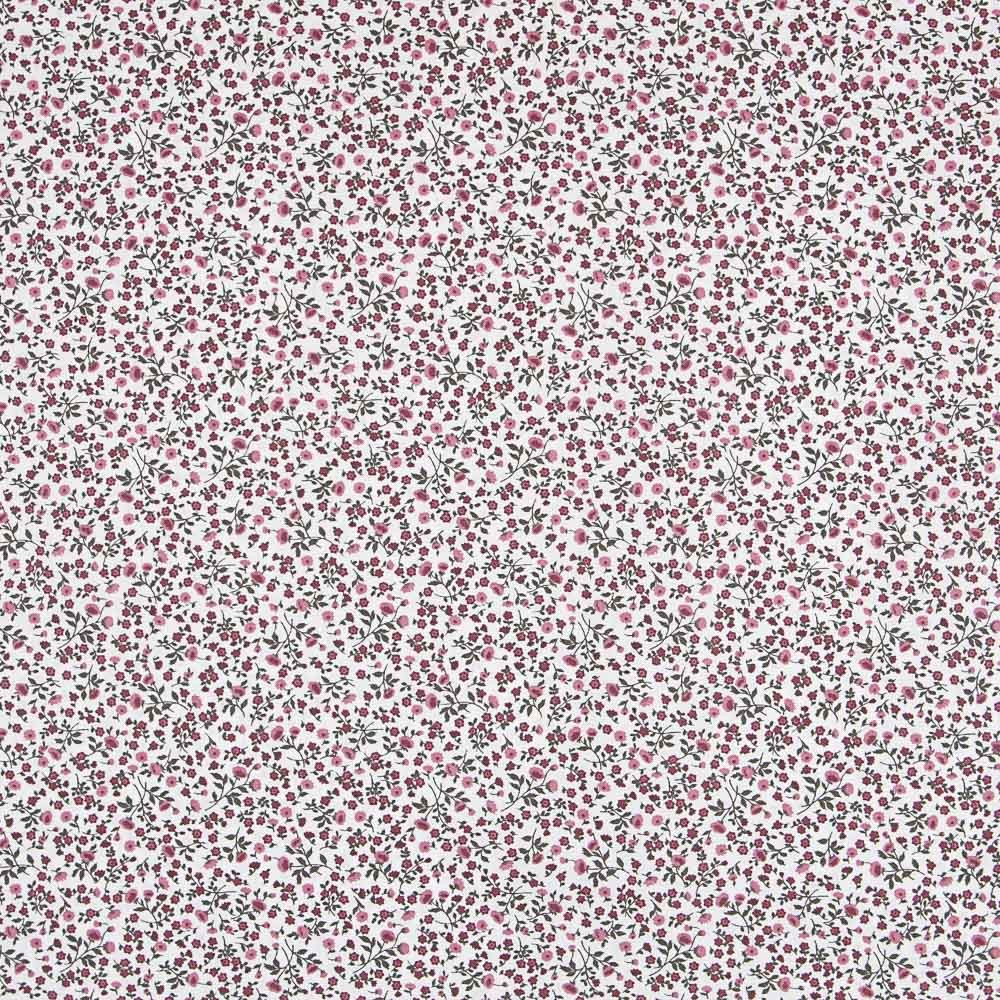 Popeline Patchwork Flores Rosa - Ribes y Casals